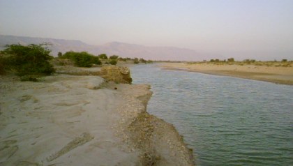 رودخانه شور  واقع در شهر بندر  بوشهر