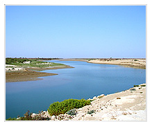 رودخانه اهرم واقع در شهر 