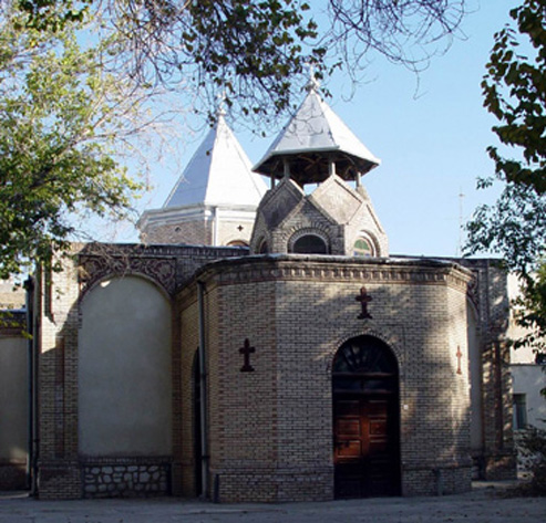 کلیسای ارامنه واقع در شهر قزوين