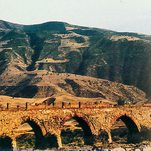 پل خدا آفرین واقع در شهر اردبيل